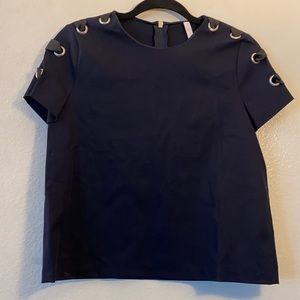 Zara Eyelet Top (M)